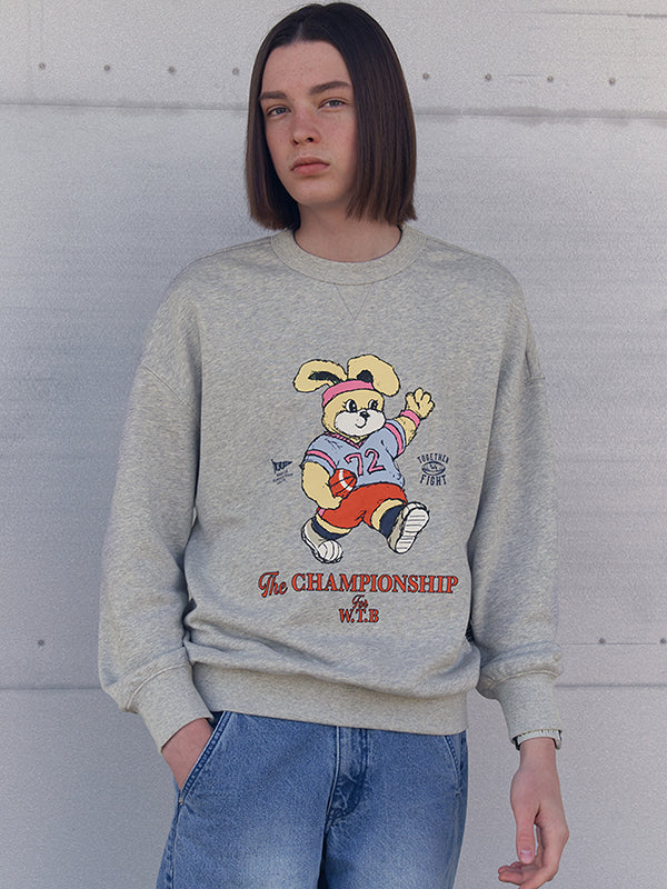 Kirsh - Witty Bunny Rugby Sweatshirt