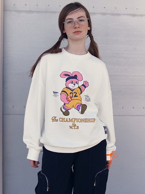 Kirsh - Witty Bunny Rugby Sweatshirt