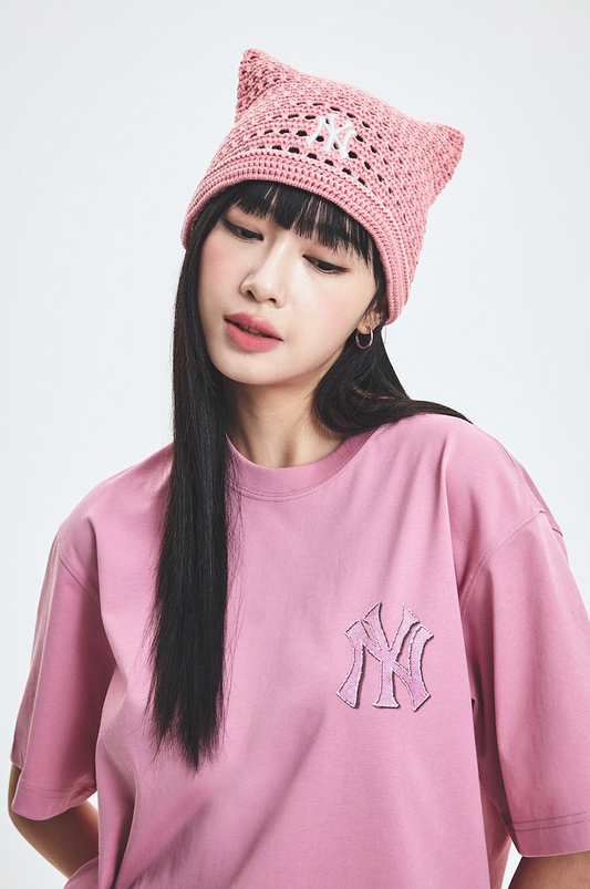MLB Korea - Crochet Meow Beanie NY Yankees