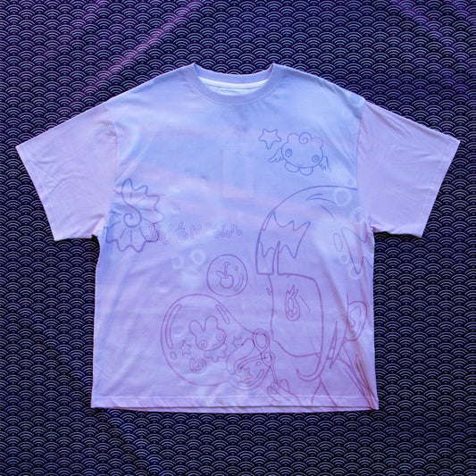 Kirsh - Sunonebird Full Print Pink T-shirt
