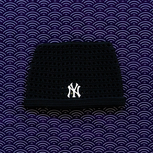 MLB Korea - Crochet Meow Beanie NY Yankees