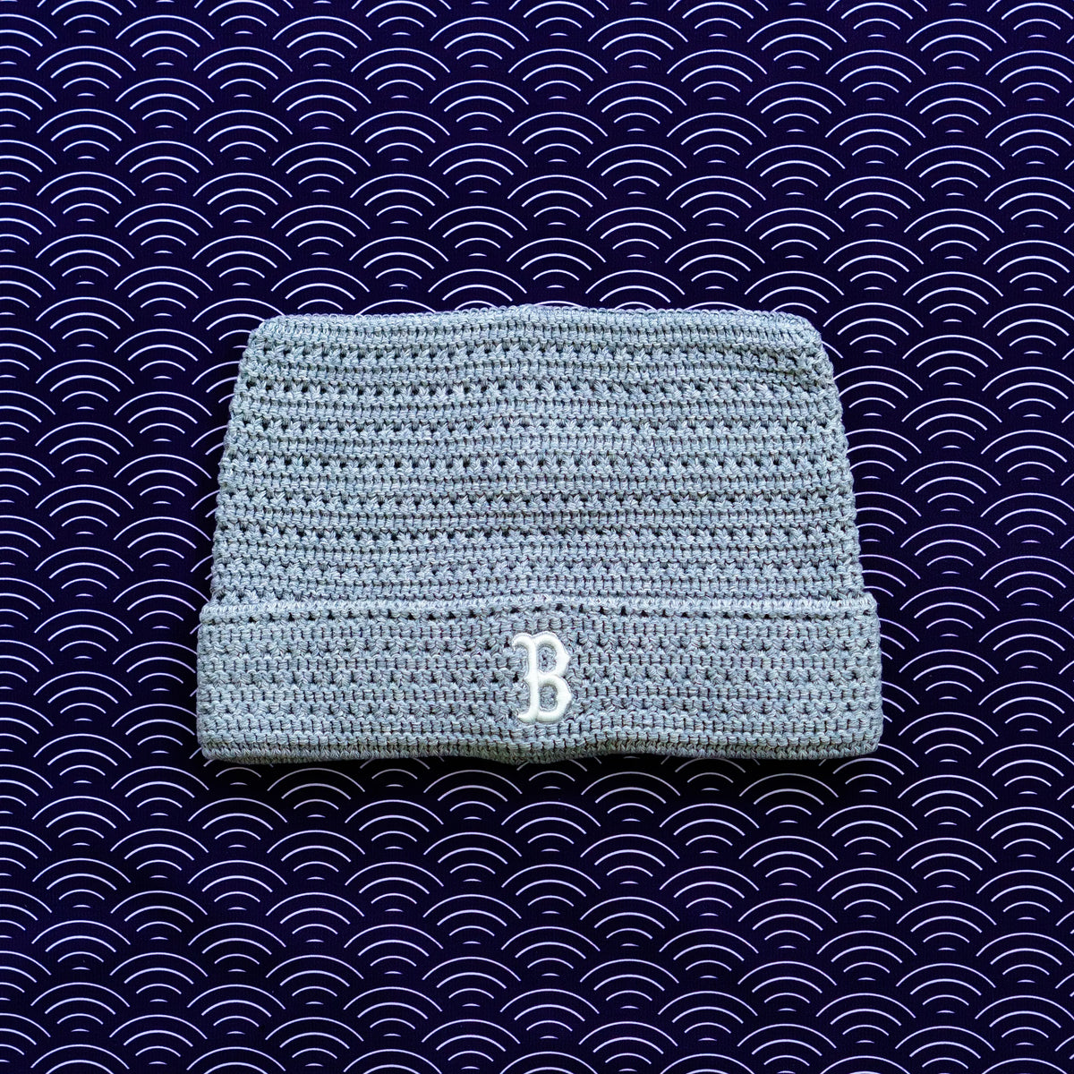 MLB Korea - Summer Crochet Meow Beanie Boston Redsocks