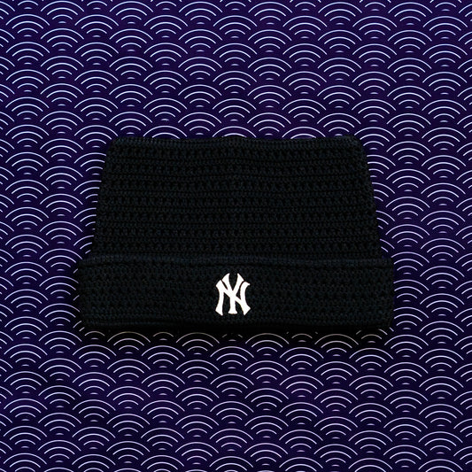 MLB Korea - Summer Crochet Meow Beanie NY Yankees