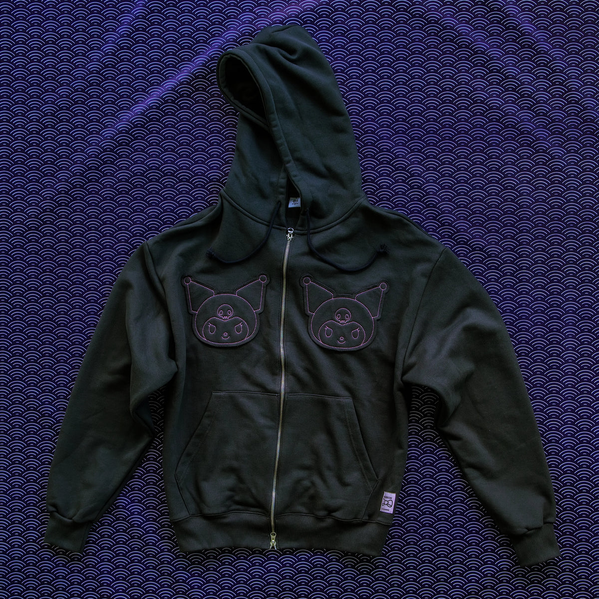 Ronron - Kuromi Zip Hoodie