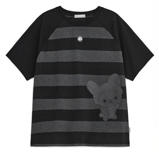 Hugyourskin - Korilakkuma Stripe T-shirt
